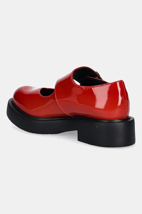 Love Moschino baleriny skórzane kolor czerwony JA10114G1NIH0500 - zdjęcie produktu nr 2