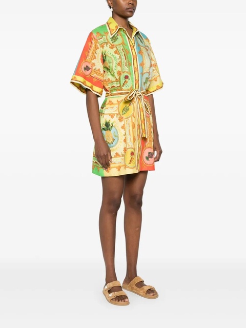 ALEMAIS La Musica mini dress - Yellow - zdjęcie produktu nr 2