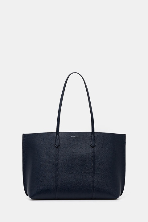 Tory Burch torebka skórzana Perry kolor granatowy 169476-498 - zdjęcie produktu nr 2