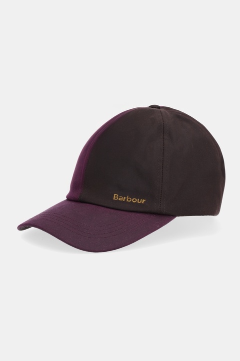 Barbour czapka z daszkiem bawełniana kolor brązowy LHA0546 - zdjęcie produktu nr 1