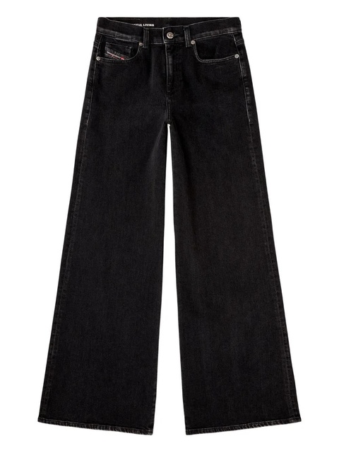 Diesel 1978 D-Akemi 09n89 cotton-blend jeans - Black - zdjęcie produktu nr 1
