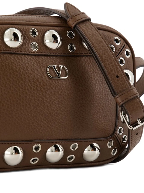 Valentino Garavani Nellcôte stud-embellishment shoulder bag - Brown - zdjęcie produktu nr 2