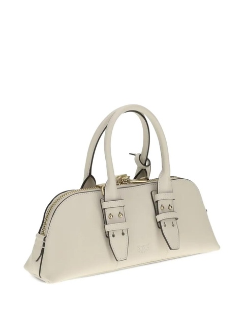 PINKO padlock logo-charm shoulder bag - White - zdjęcie produktu nr 1