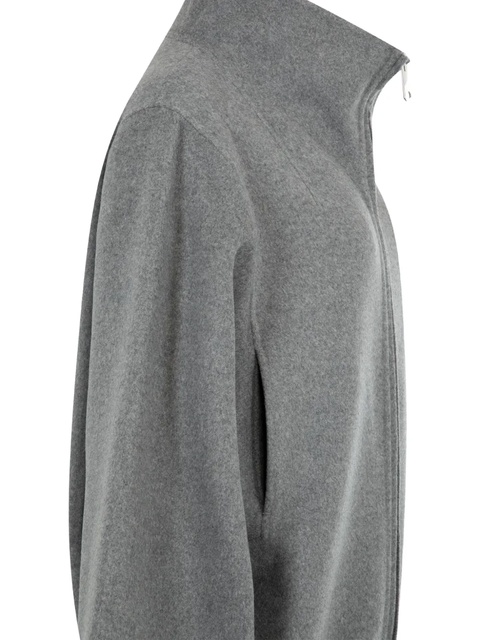 KHAITE Garret high-neck zip-front jacket - Grey - zdjęcie produktu nr 2