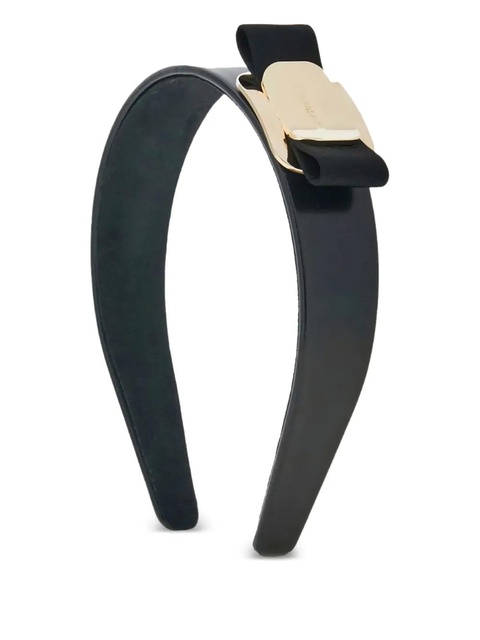 Ferragamo bow-embellished headband - Black - zdjęcie produktu nr 1