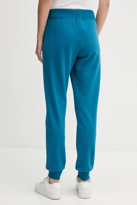 United Colors of Benetton spodnie dresowe damskie kolor turkusowy gładkie 3WNW3F04R - zdjęcie produktu nr 1