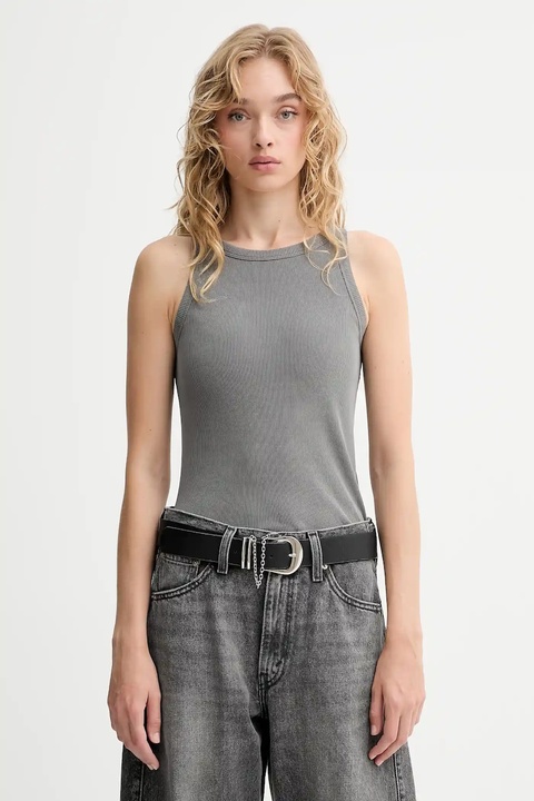 Levi's top bawełniany kolor szary A3381 - zdjęcie produktu nr 1