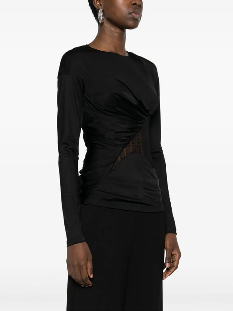 Givenchy $G-lace panelled top - Black - zdjęcie produktu nr 2