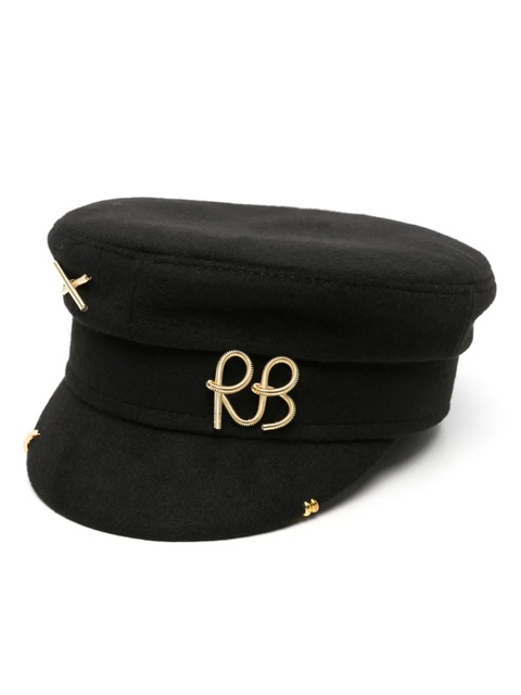 Ruslan Baginskiy Baker Boy logo-appliqué cap - Black - zdjęcie produktu nr 2