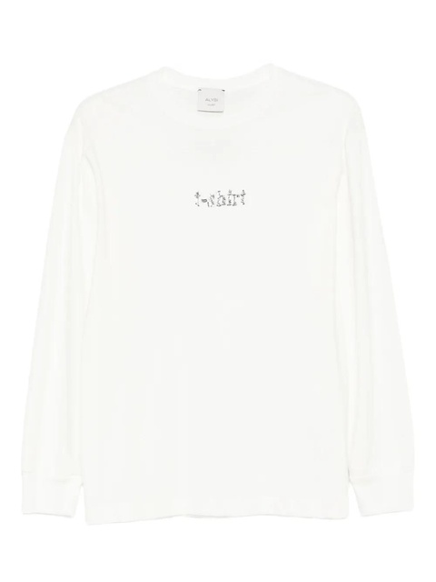 Alysi long-sleeve embellished T-shirt - White - zdjęcie produktu nr 1
