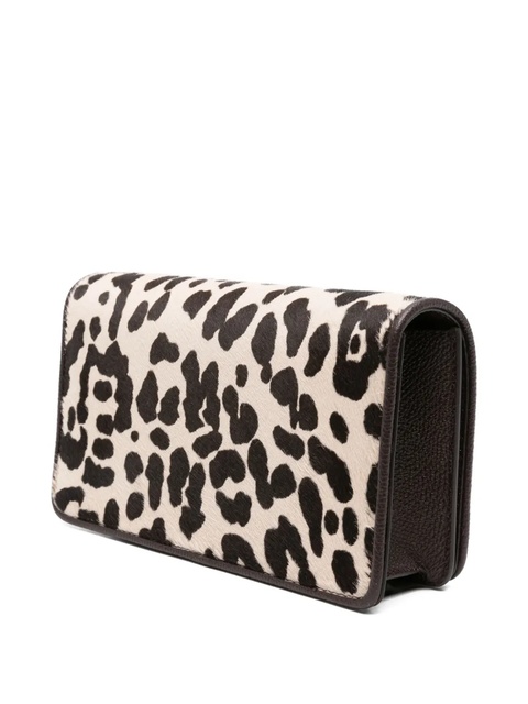 Valentino Garavani mini leather clutch - Brown - zdjęcie produktu nr 2