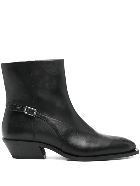 ALOHAS 35mm buckle-strap boot - Black - zdjęcie produktu nr 1