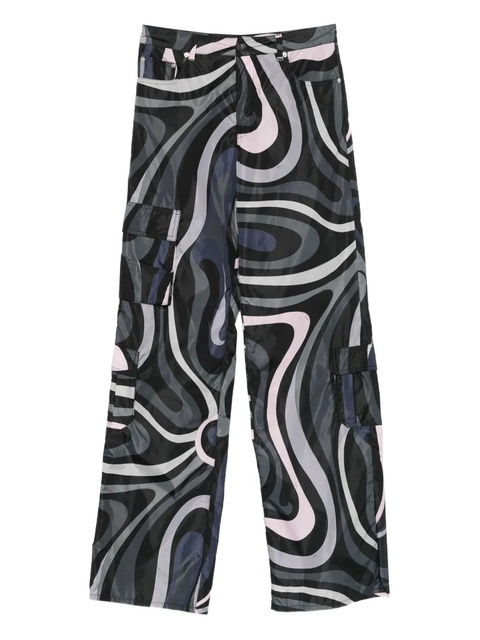 PUCCI swirl-print cargo trousers - Black - zdjęcie produktu nr 1