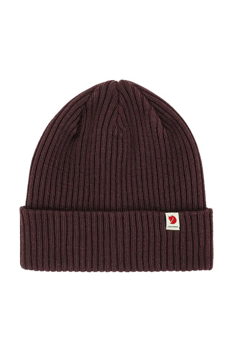 Fjallraven czapka Rib Hat kolor beżowy F13100184.357 - zdjęcie produktu nr 1