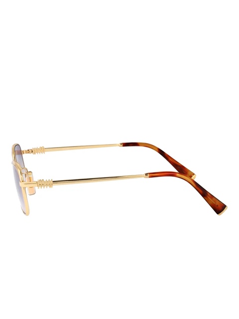 Miu Miu Eyewear rectangle-frame sunglasses - Gold - zdjęcie produktu nr 2