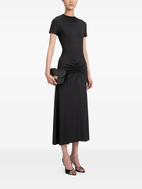 Victoria Beckham gathered waist midi dress - Black - zdjęcie produktu nr 1
