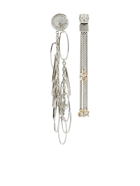 ISABEL MARANT Jodie fringed drop earrings - Silver - zdjęcie produktu nr 1