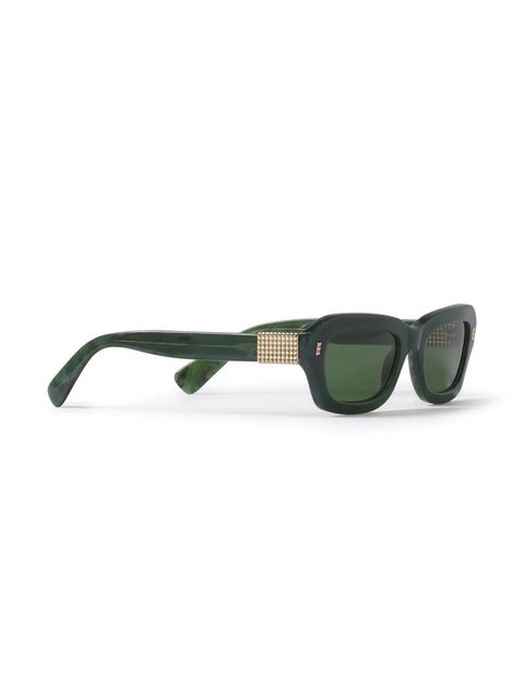 Lanvin geometric-frame sunglasses - Green - zdjęcie produktu nr 2