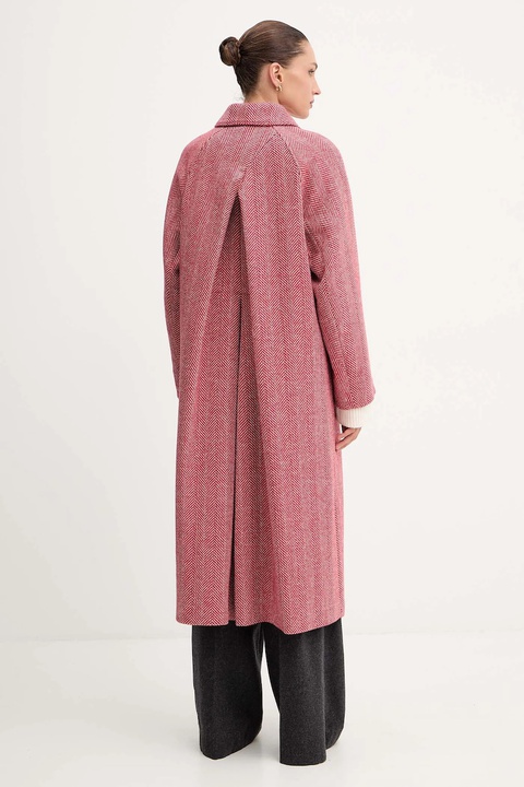 Weekend Max Mara płaszcz UGOLA kolor czerwony 2525016016600 - zdjęcie produktu nr 1