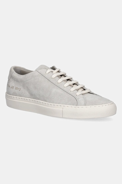 Common Projects sneakersy nubukowe Achilles Contrast damskie kolor szary 6184 - zdjęcie produktu nr 1