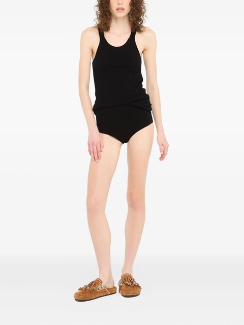 Alanui finest ribbed short - Black - zdjęcie produktu nr 2