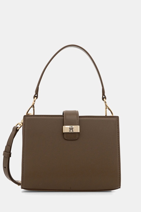 Tommy Hilfiger torebka kolor beżowy AW0AW18286 - zdjęcie produktu nr 1