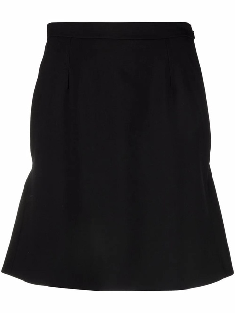 Alexander McQueen high-waisted ruffle-hem mini skirt - Black - zdjęcie produktu nr 1