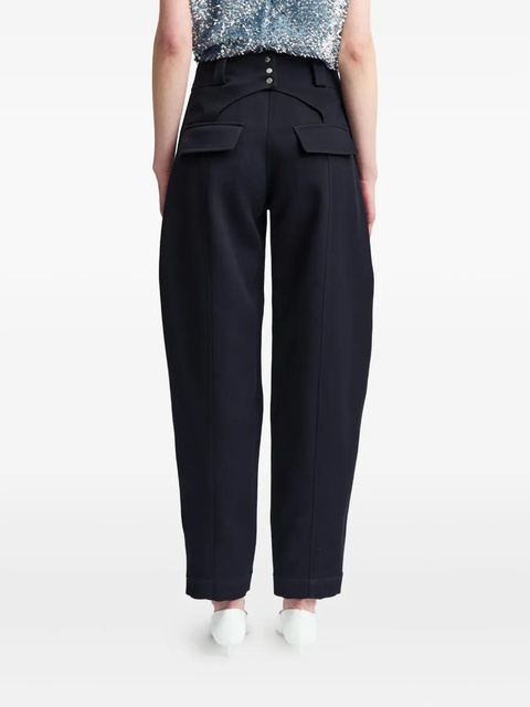 16Arlington Pola piped-seam pocket tapered trousers - Black - zdjęcie produktu nr 2