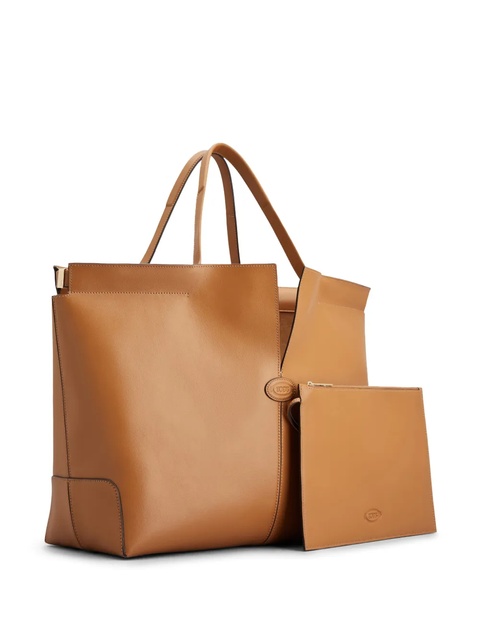 Tod's leather tote bag - Brown - zdjęcie produktu nr 2