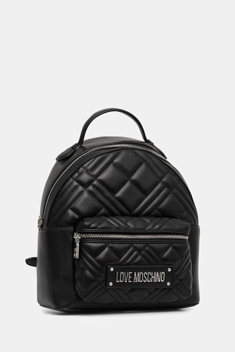 Love Moschino plecak damski kolor czarny mały gładki JC4148PP1NLA000B - zdjęcie produktu nr 2