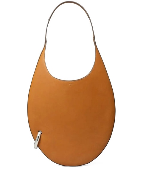 Tory Burch Pierced leather shoulder bag - Brown - zdjęcie produktu nr 1