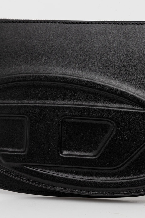 Diesel torebka skórzana 1DR 2.0 1DR TWIN kolor czarny X10330.PR818 - zdjęcie produktu nr 2