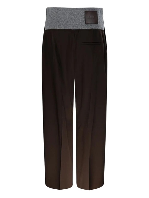 LOEWE pleat-detail trousers - Brown - zdjęcie produktu nr 2