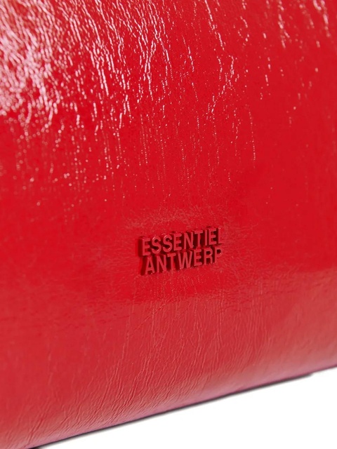 Essentiel Antwerp large logo-plaque tote bag - Red - zdjęcie produktu nr 2