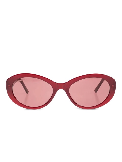 Balenciaga Eyewear oval-frame sunglasses - Red - zdjęcie produktu nr 1
