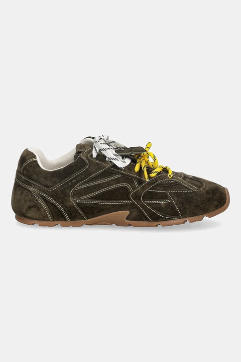 Nokwol sneakersy zamszowe Atlas Khaki Suede damskie kolor zielony Atlas Khaki Suede - zdjęcie produktu nr 1