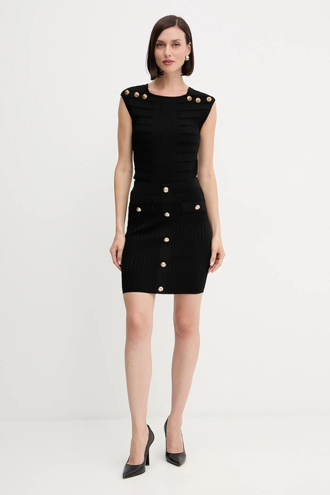 Marciano Guess spódnica JANET kolor czarny mini prosta 5YGD32 5881Z - zdjęcie produktu nr 2