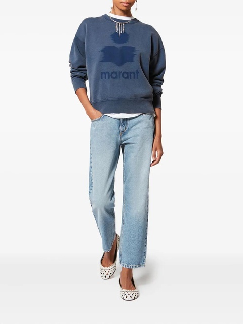 MARANT ÉTOILE Mobyli logo sweatshirt - Blue - zdjęcie produktu nr 2