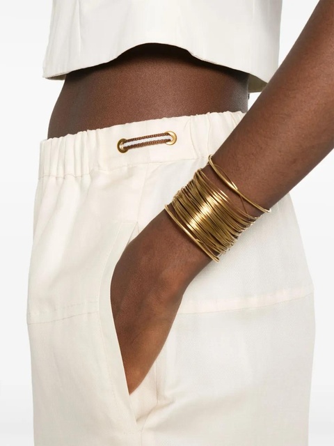 Max Mara linen-blend wide-leg trousers - Neutrals - zdjęcie produktu nr 2