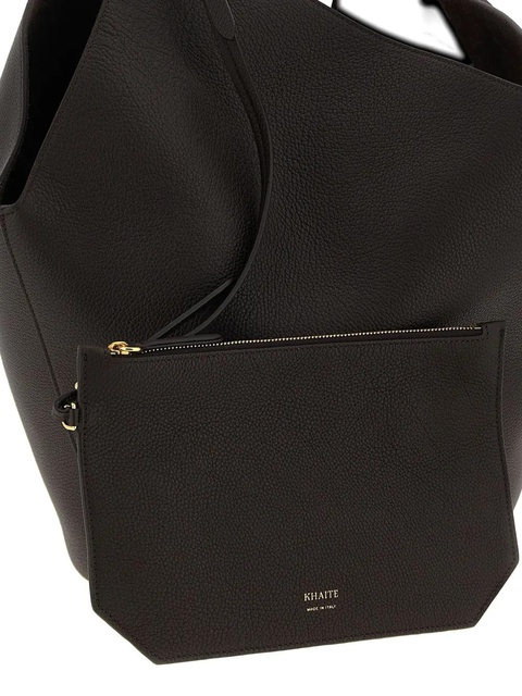 KHAITE Lotus medium tote bag - Brown - zdjęcie produktu nr 2
