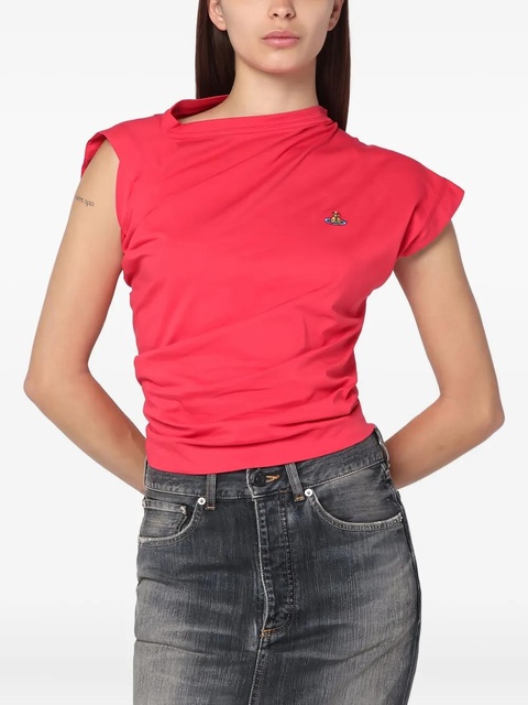 Vivienne Westwood logo-embroidered short-sleeved T-shirt - zdjęcie produktu nr 1