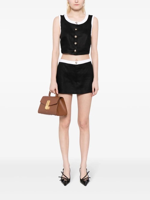 Reformation Roxy linen two-piece set - Black - zdjęcie produktu nr 2