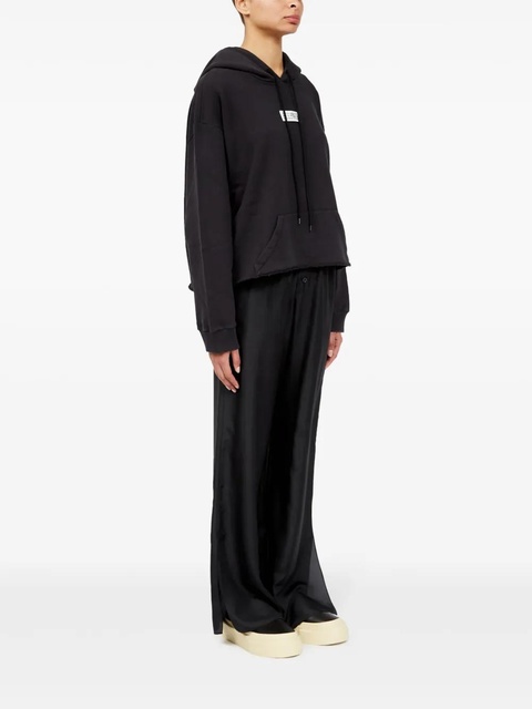 MM6 Maison Margiela numbers-motif hoodie - Black - zdjęcie produktu nr 2