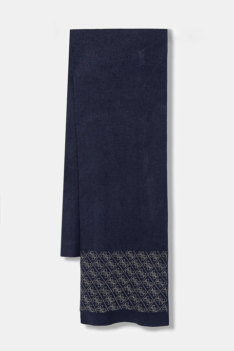 Guess szalik NORA damski kolor granatowy z aplikacją W5BZ21 Z2NQ2 - zdjęcie produktu nr 2