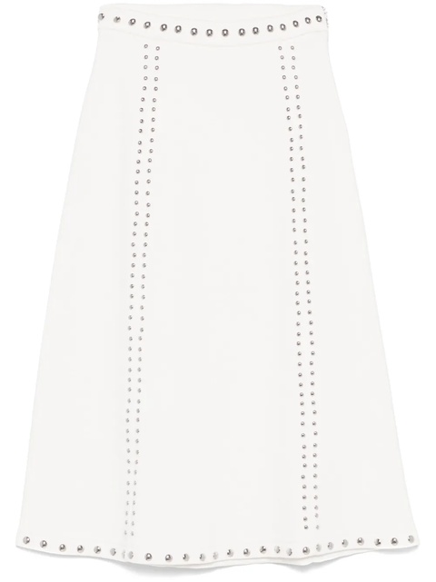 Maje stud-detail midi skirt - White - zdjęcie produktu nr 1