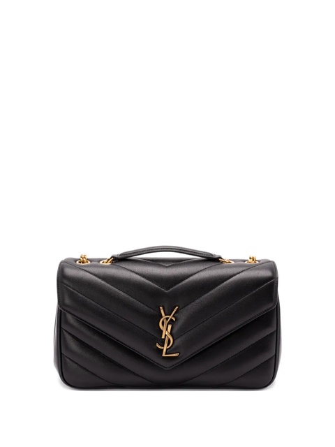 Saint Laurent Loulou medium shoulder bag - Black - zdjęcie produktu nr 1