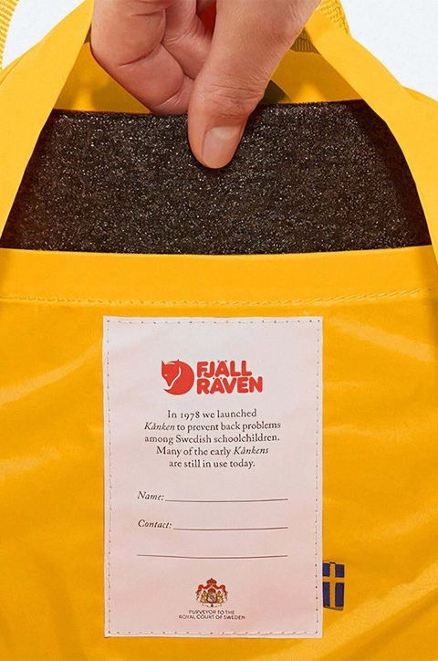 Fjallraven plecak Kanken Mini kolor niebieski mały gładki F23561.501-501 - zdjęcie produktu nr 2
