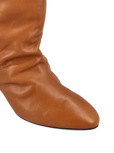 ISABEL MARANT 55mm calf leather slouch boots - Brown - zdjęcie produktu nr 1