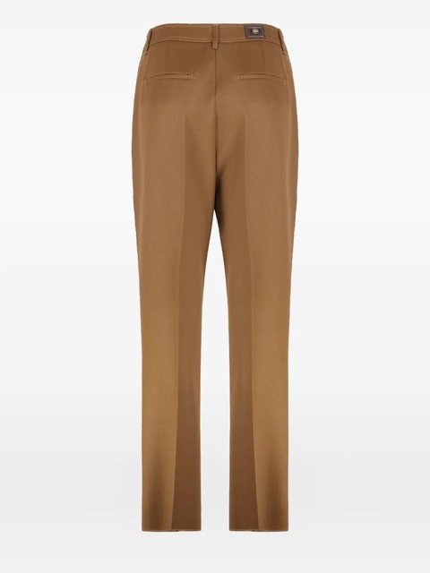Max Mara pleated wool gabardine trousers - Brown - zdjęcie produktu nr 2