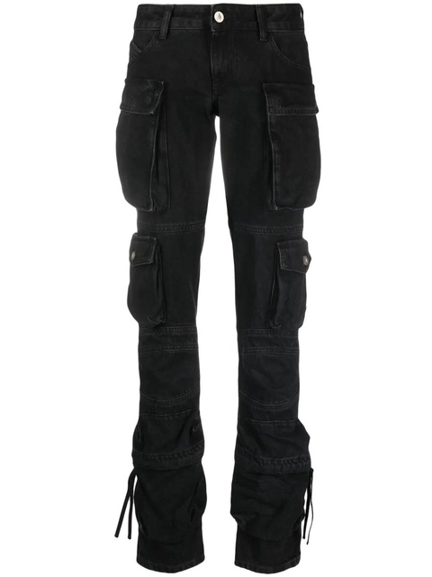 The Attico Essie cargo jeans - Black - zdjęcie produktu nr 1